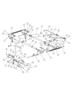 Lift Assembly (Nov. 2003 And After) Diagram and Parts List for M48-HN 53AB5E6V750-20-HP Cub Cadet Lawn Tractor